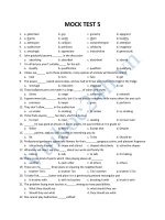 University english exam MOCK TEST 5 docx
