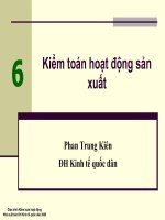 oa - chương 6 kiểm toán hoạt động sản xuất