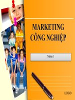 MARKETING CÔNG NGHIỆP pptx