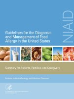 Guidelines for the Diagnosis and Management of Food Allergy in the United States docx