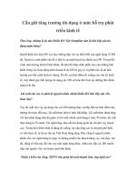 Cần giữ tăng trưởng tín dụng ở mức hỗ trợ phát triển kinh tế doc