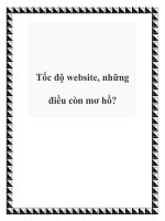 Tốc độ website, những điều còn mơ hồ? potx