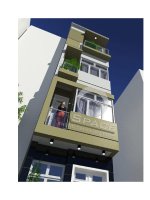 Xây nhà 3 tầng hiện đại trên khu đất nhỏ doc
