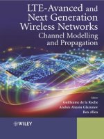 LTE-ADVANCED AND NEXT GENERATION WIRELESS NETWORKS CHANNEL MODELLING AND PROPAGATION doc