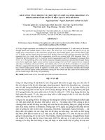 Khả năng tăng trọng và cho thịt của bò Laisind, Brahman và Droughtmaster nuôi vỗ béo tại TP. Hồ Chí Minh ppt