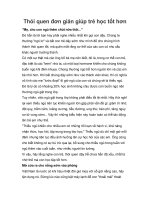 Thói quen đơn giản giúp trẻ học tốt hơn docx