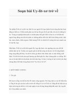 Soạn bài Uy-lit-xơ trở về ppt