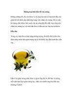 Những loại tinh dầu tốt cho móng pptx