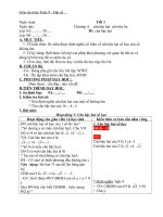 căn bậc 2 - giáo án môn toán lớp 9