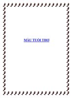 MÀU TUỔI THƠ pdf