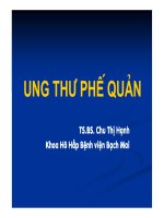 Ung thư phế quản pot
