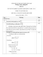 đáp án đề thi lí thuyết tốt nghiệp khóa 2 - cắt gọt kim loại - mã đề thi cgkl - lt (34)