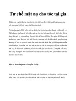 Tự chế mặt nạ cho tóc tại gia docx
