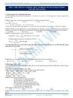 thủ thuật làm bài trắc nghiệm phần vô cơ và đại cương 