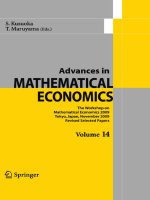 Advances in Mathematical Economics pptx