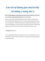 Lưu trữ tại không gian chuyển tiếp với những ý tưởng thú vị potx