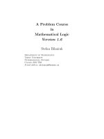 A Problem Course in Mathematical Logic Version 1.6 doc