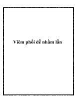 Viêm phổi dễ nhầm lẫn potx