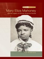 Mary Eliza Mahoney and the Legacy of African-American Nurses docx
