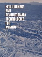 EVOLUTIONARY AND REVOLUTIONARY TECHNOLOGIES FOR MINING pdf