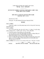 đề thi lí thuyết tốt nghiệp khóa 3 - điện công nghiệp - mã đề thi mã đề thi dcn - lt (1)