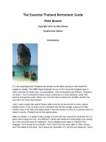 The Essential Thailand Retirement Guide Pete Bowen doc