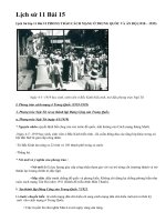 Lịch sử 11 Bài 15