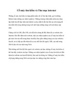 Cỗ máy tìm kiếm và Thư mục internet doc