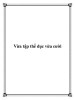 Vừa tập thể dục vừa cười pptx