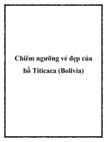 Chiêm ngưỡng vẻ đẹp của hồ Titicaca (Bolivia) potx
