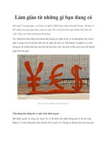 Làm giàu từ những gì bạn đang có pdf