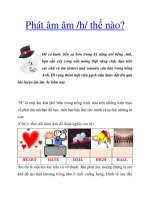Phát âm âm /h/ thế nào? docx