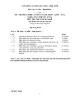 đáp án đề thi thực hành tốt nghiệp khóa 3 - quản trị nhà hàng - mã đề thi qtnh - th (19)