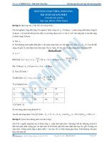 Bài toán giao thoa ánh sáng bài toán quang điện