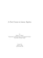 a first course in linear algebra - robert a. beezer