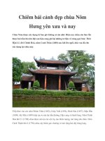 Chiêm bái cảnh đẹp chùa Nôm Hưng yên xưa và nay doc