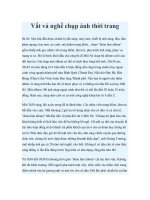 Vất vả nghề chụp ảnh thời trang pdf