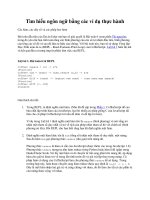 Tìm hiểu ngôn ngữ bằng các ví dụ thực hành pptx