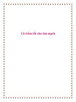 Cá trắm tốt cho tim mạch pdf