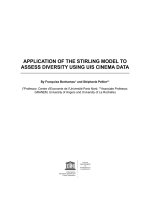 APPLICATION OF THE STIRLING MODEL TO ASSESS DIVERSITY USING UIS CINEMA DATA docx