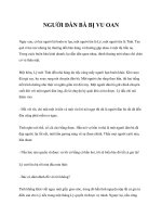 NGƯỜI ĐÀN BÀ BỊ VU OAN doc