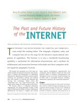 The Past and Future History of the INTERNET potx