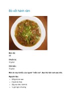 Bò xốt hành răm pdf