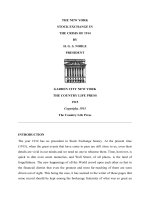 THE NEW YORK STOCK EXCHANGE IN THE CRISIS OF 1914 pdf
