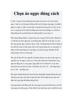 Chọn áo ngực đúng cách ppt