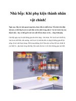 Nhà bếp: Khi phụ kiện thành nhân vật chính! ppt