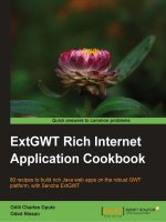 ExtGWT Rich Internet Application Cookbook ppt
