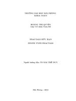 Fractals hữu hạn pptx