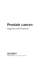 Prostate cancer: diagnosis and treatment docx