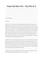 Soạn bài hầu trời - Tản Đà số 2 doc